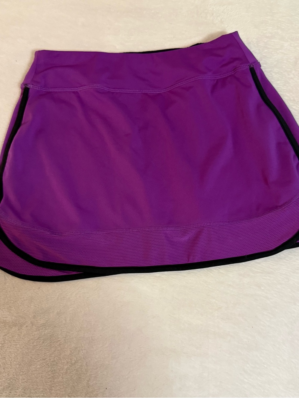 Athleta Purple Active Mini Skort with Black Trim